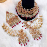 BRIDAL-0234 Red - Zeesy Jewellery