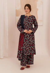 Feathers Unstitched Winter Arrivals Suit-LUNARE-FT591