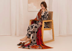 Feathers Unstitched Winter Arrivals Suit-KORALIS-FT587
