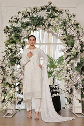 Dressline Semi Stitched 3 Pcs Emb Luxury Chiffon Collection