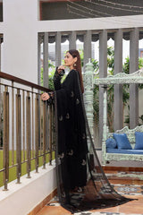 Dressline Semi Stitched 3 Pcs Emb Luxury Chiffon Collection