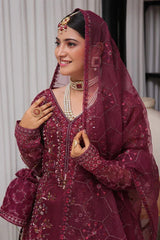 Dressline Semi Stitched 5 Pc Luxury Emb Organza Collection