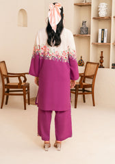 Amal Stitched 2 Piece Summer Cambric Collection-Peony