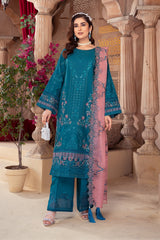 Raya By Imrozia Serene Stitched 3 Piece Winter Suit-IP-113 Suhana