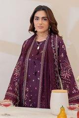 Rohi By Imrozia Serene Stitched 3 Piece Summer Suit-IP-135 Nilofer