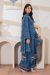Rohi By Imrozia Serene Stitched 3 Piece Summer Suit-IP-143 Kushar