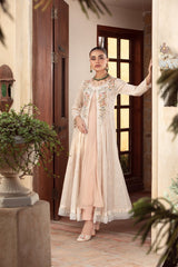 Manahils Stitched Formals K-167-Ivory Buzz