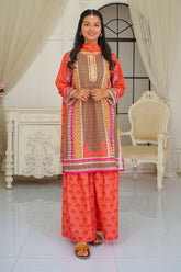 Shop the Swiss Lawn Digital Printed 3 Pc Suit, a perfect blend of style and comfort.