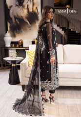 Asim Jofa Rang e Noor Ajrn-19 Embroidered Chiffon 3 Pcs