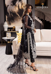 Asim Jofa Rang e Noor Ajrn-19 Embroidered Chiffon 3 Pcs