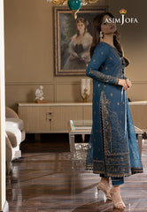 Asim Jofa Rang e Noor Ajrn-21 Embroidered Lawn Silk 3 Pcs