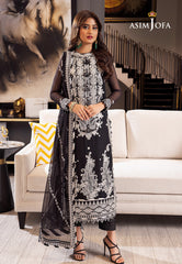 Asim Jofa Rang e Noor Ajrn-19 Embroidered Chiffon 3 Pcs