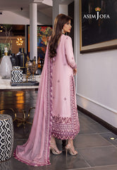 Asim Jofa Rang e Noor Ajrn-03 Embroidered Paper Cotton 3 Pcs