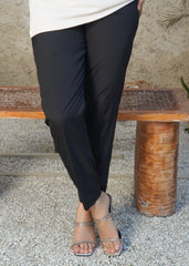 Stitch Vibes Slim Fit Pant Black