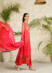 Stitch Vibes Peony Glow Dress