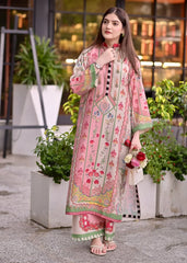 Midway Arts Stitched Co Ords Set Collection'2026-Pretty pink Long