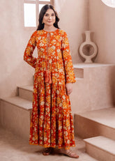 Meerak Stitched Maxi Summer Collection'2026-AFG-09