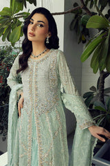 Manahils Stitched Formals K-218-Mint Enchantress