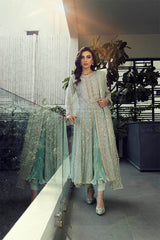 Manahils Stitched Formals K-218-Mint Enchantress
