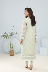 Manahils Stitched Formals K-214-Mint Meadow
