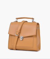 RTW Creation - Mustard push-lock messenger bag