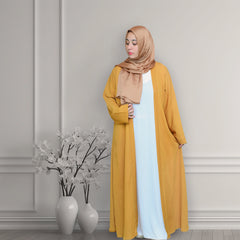 Bustangi Mustard Abaya