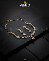 Exquisite Necklace Golden Champagne - Zeesy Jewellery