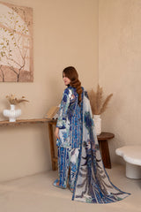 Aqs N Man Stitched 3 Piece Summer Collection'2025-Ocean Breeze | AM-033