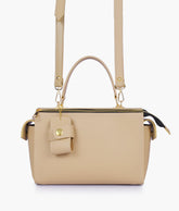 RTW Creation - Off-white bowling bag with top-handle