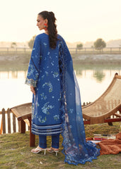 Sardinia Unstitched 3 Piece Festive Lawn Suit-River Side