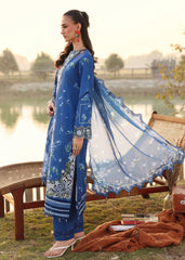 Sardinia Unstitched 3 Piece Festive Lawn Suit-River Side