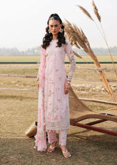 Sardinia Unstitched 3 Piece Festive Lawn Suit-Rose Bud