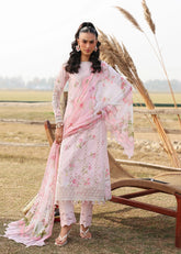 Sardinia Unstitched 3 Piece Festive Lawn Suit-Rose Bud