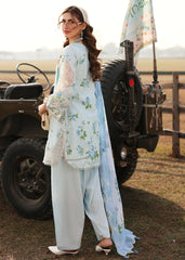 Sardinia Unstitched 3 Piece Festive Lawn Suit-Sky Bells