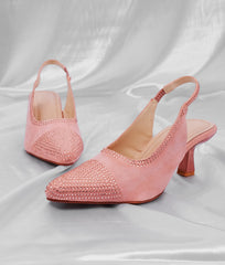 RTW Creation - Party nude pink slingback
