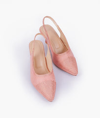 RTW Creation - Party nude pink slingback