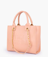 RTW Creation - Peach chain handle tote