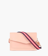 RTW Creation - Peach half flap cross-body bag
