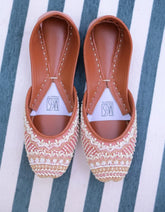 Mgs Style Khussa Collection-Peach Mosaic