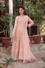 Manahils Stitched Formals K-175-Peachy Blossom