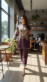 Miraal By Nairah Stitched 2 Piece Premium Blended Cambric Collection'2025-Marrakech