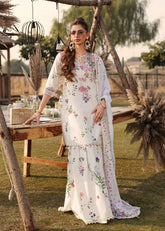 Sardinia Unstitched 3 Piece Festive Lawn Suit-Wild Flower