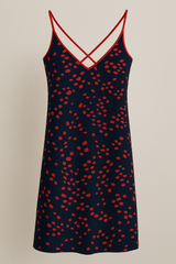 12 AM By Khawar Latif Polka Dot Pattern Nightgown