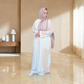 Bustangi Pastel Chiffon Abaya