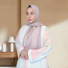 Bustangi Pastel Chiffon Abaya