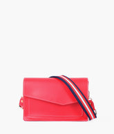 RTW Creation - Red half flap cross-body bag
