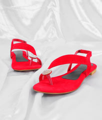 RTW Creation - Formal magenta thong sandals