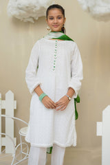 Cotton Hand Adda Work 3 Pc Suit - Wear Ochre