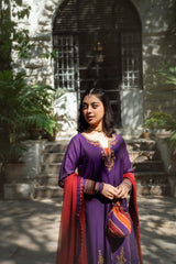 Paranda Omal By Komal Stitched 3 Piece Festive Collection'2025-Bahaar