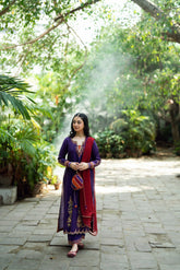 Paranda Omal By Komal Stitched 3 Piece Festive Collection'2025-Bahaar